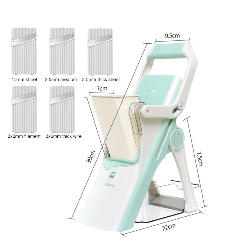 Stainless Steel Fruit and Vegetable Mandolin Slicer