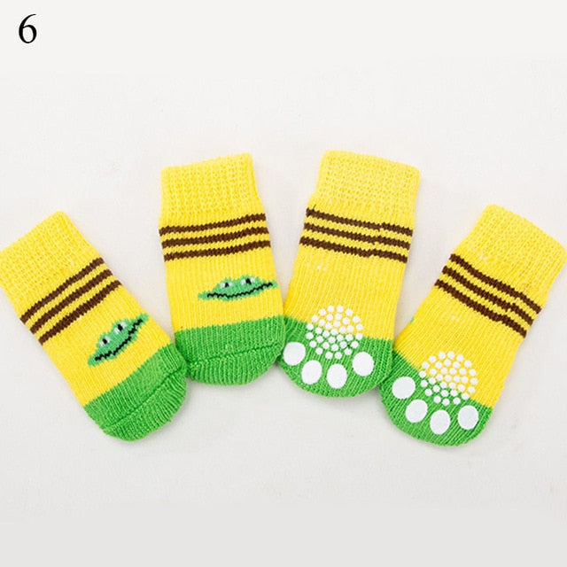 4PC Warm Dog Socks