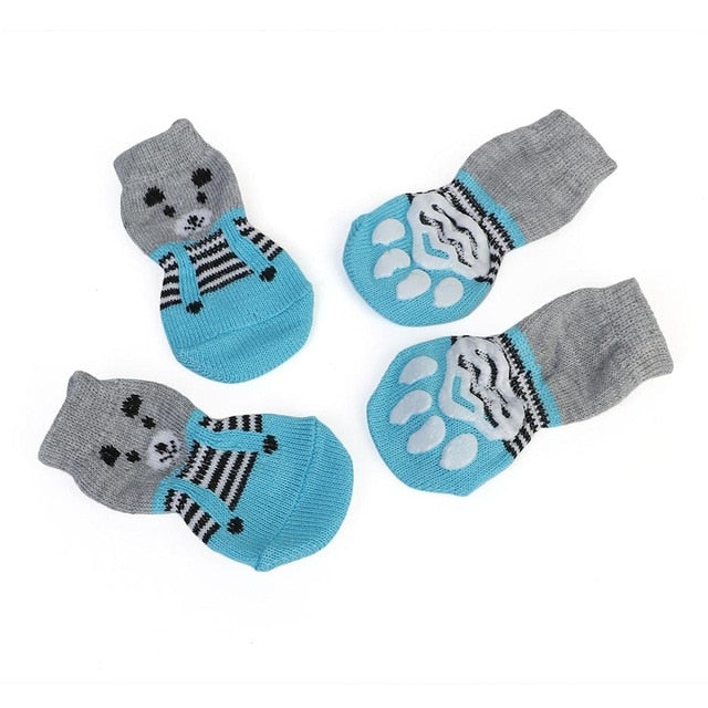 4PC Warm Dog Socks