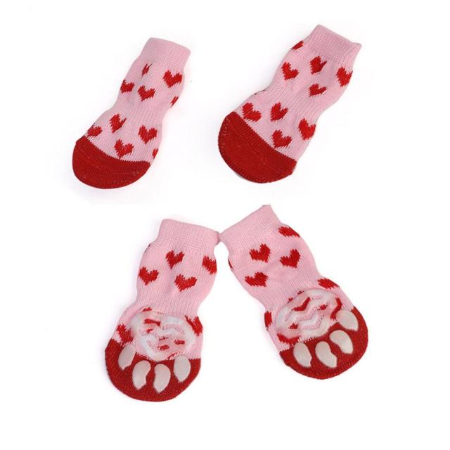 4PC Warm Dog Socks