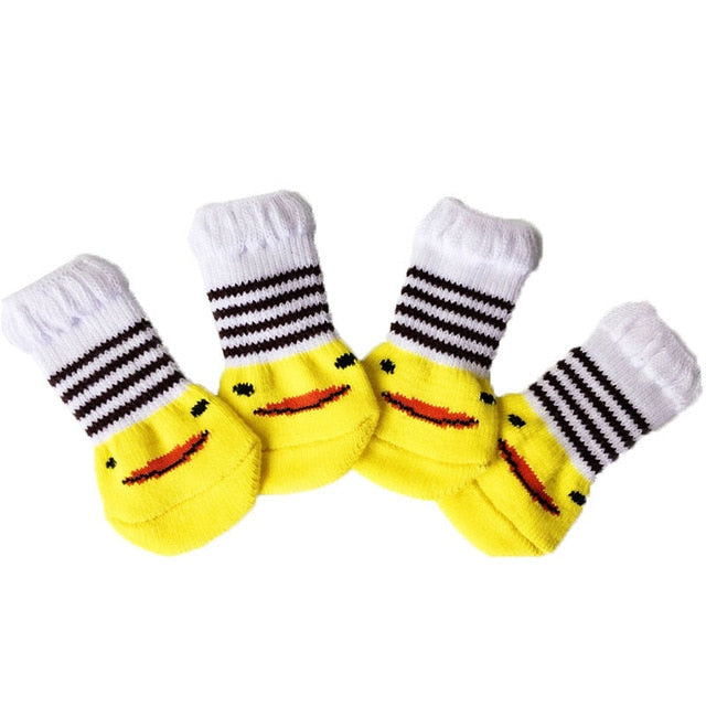 4PC Warm Dog Socks