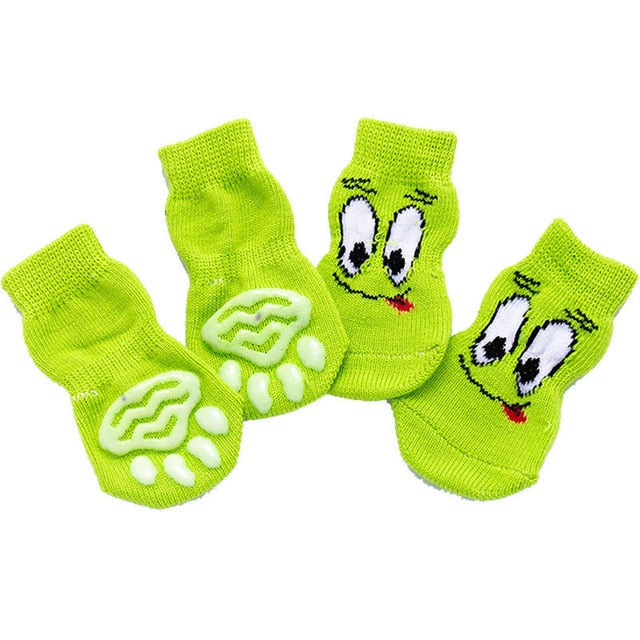 4PC Warm Dog Socks