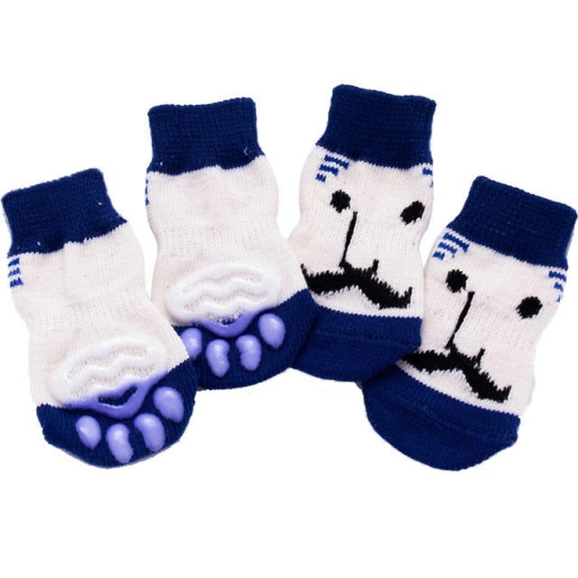 4PC Warm Dog Socks