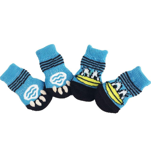 4PC Warm Dog Socks