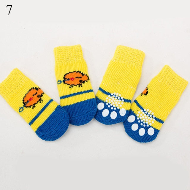 Knitted Dog Socks