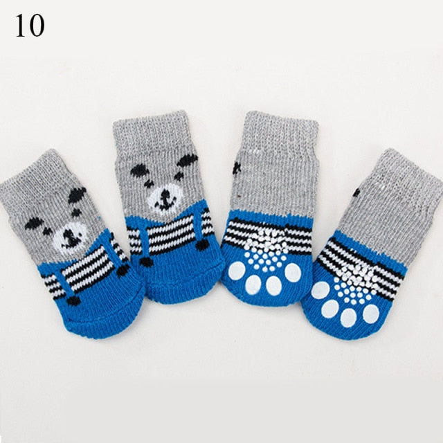 Knitted Dog Socks