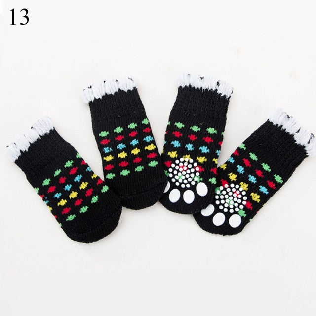 Knitted Dog Socks