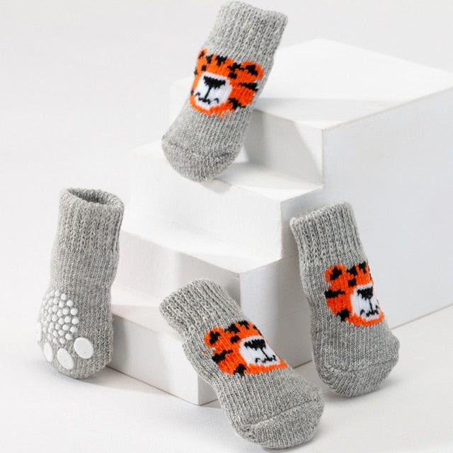 Knitted Dog Socks