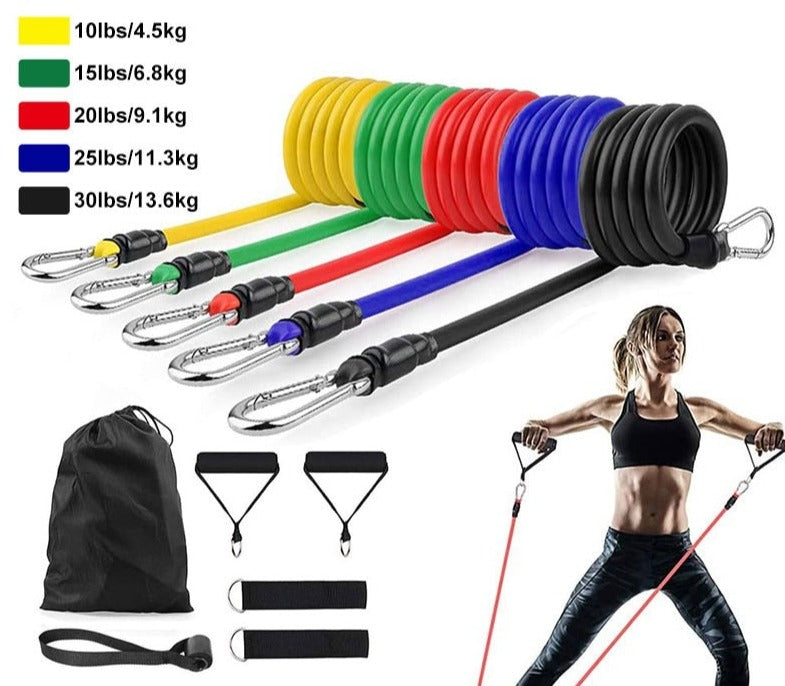 11PCS Resistance Bands Set