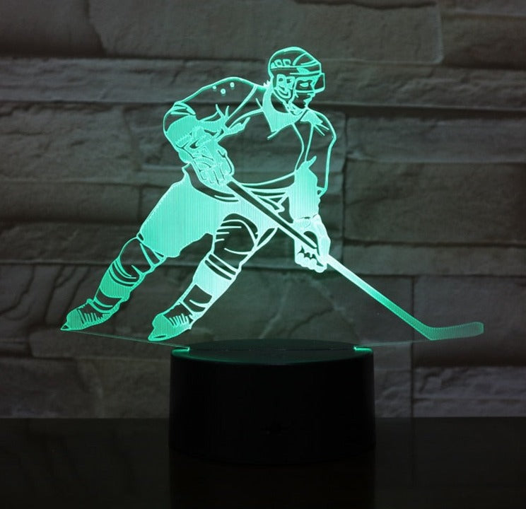 Hockey Player Action Figure Nightlight