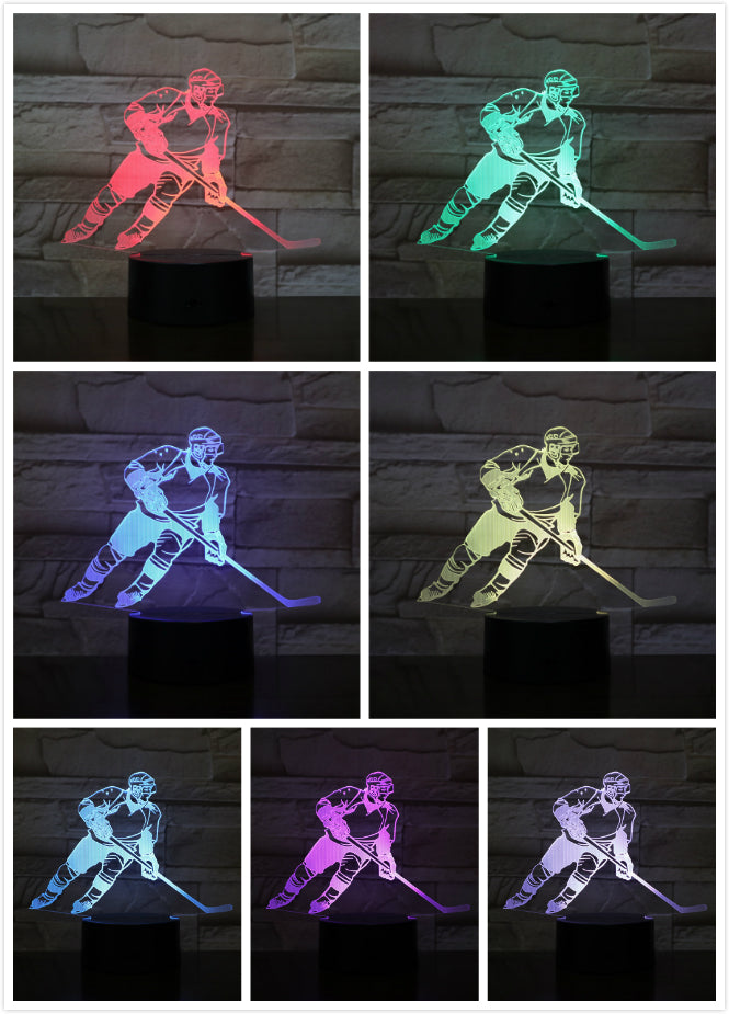 Hockey Player Action Figure Nightlight