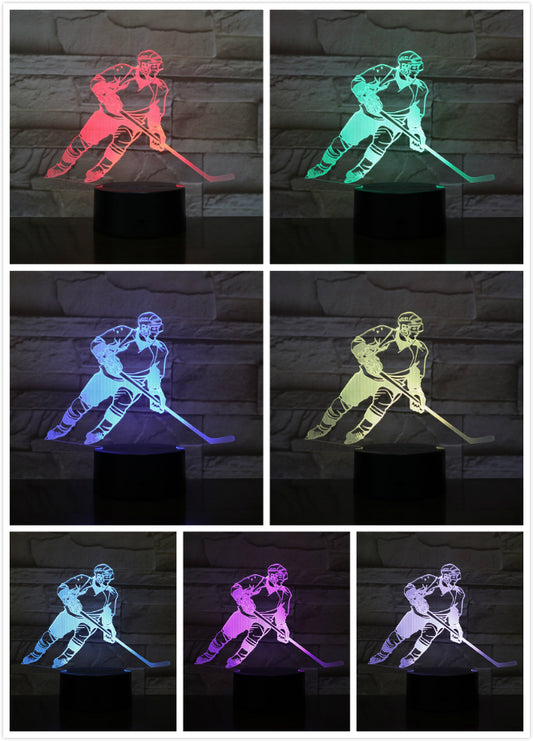 Hockey Player Action Figure Nightlight