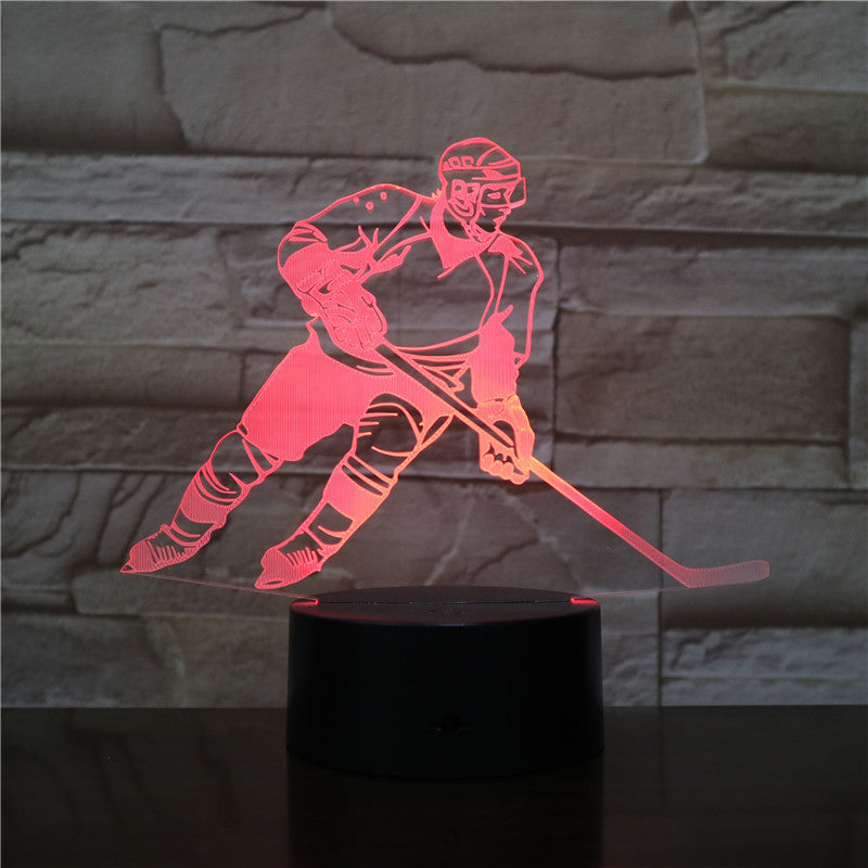 Hockey Player Action Figure Nightlight